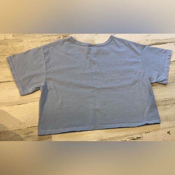 Champion Blue Crop Top Medium - Picture 5 of 5